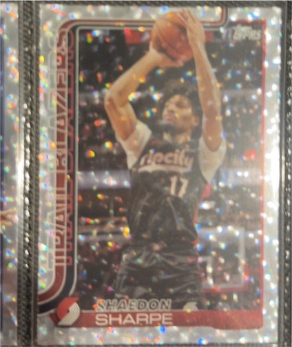 2025-26 Topps #127 Shaedon Sharpe — front