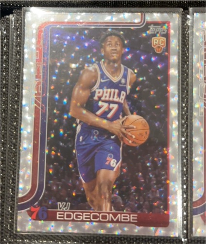 2025 Topps #203 VJ Edgecombe — front