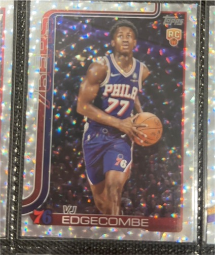 2025-26 Topps #203 VJ Edgecombe — front