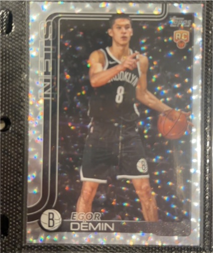 2025-26 Topps #208 Egor Demin — front
