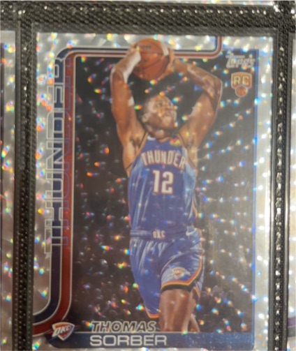 2025 Topps Basketball #215 Thomas Sorber — front
