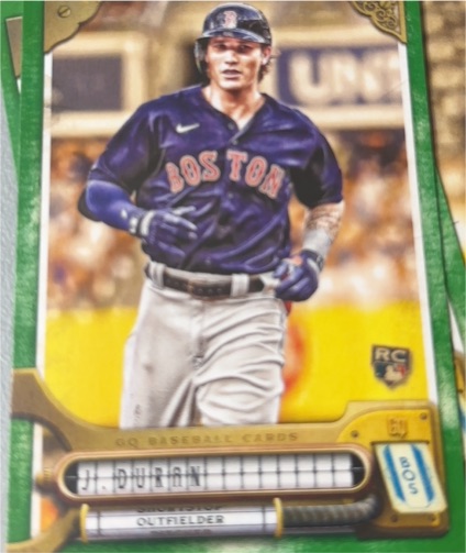 2022 Topps Gypsy Queen #221 Jarren Duran — front