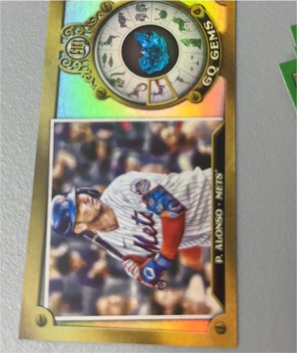 2022 Topps Gypsy Queen GQ Gems Minis #GGM-9 Pete Alonso — front