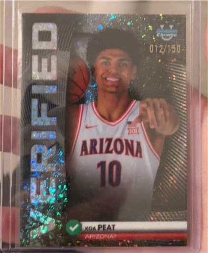 2025 Bowman Chrome #BV-3 Koa Peat — front