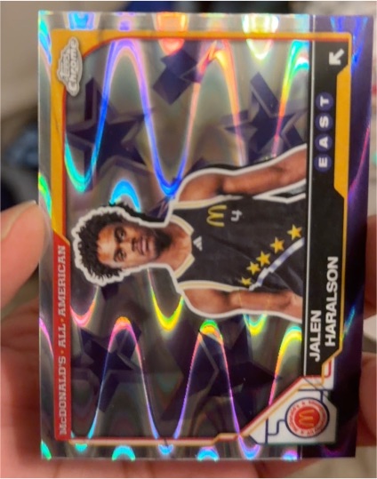 2025 Topps Chrome McDonald's All American #42 Jalen Haralson — front