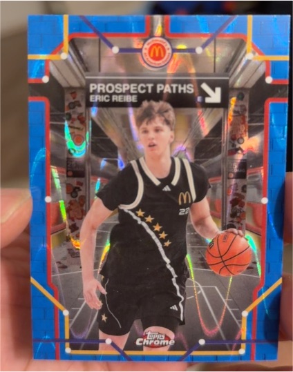 2025 Topps Chrome McDonald's Prospect Paths #PP-6 Eric Reibe — front