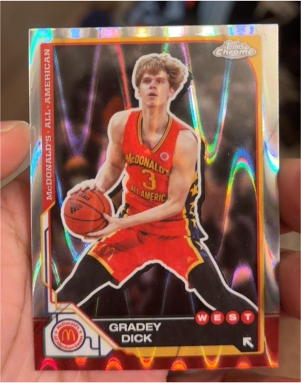 2025 Topps Chrome McDonald's All American #97 Gradey Dick West — front