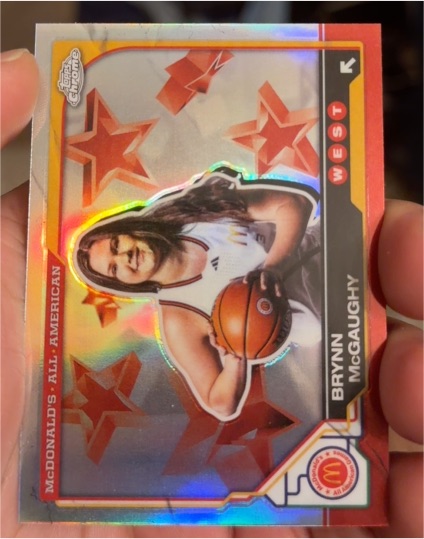 2025 Topps Chrome McDonald's All-American #33 Brynn McGaughy West — front