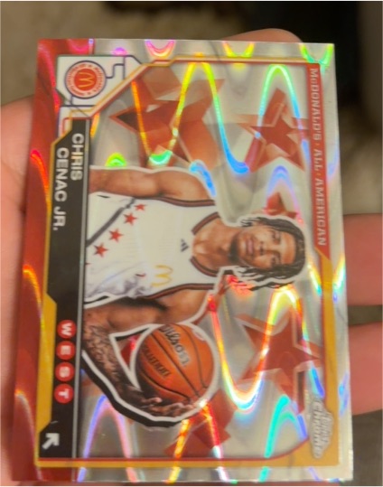 2025 Topps Chrome McDonald's All American #49 Chris Cenac Jr. — front