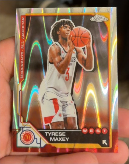 2025 Topps Chrome McDonald's All American #80 Tyrese Maxey — front