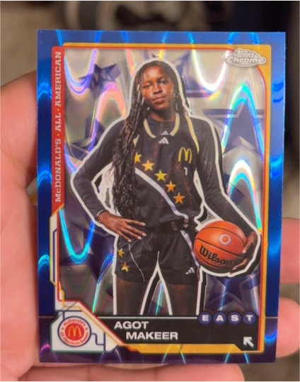 2025 Topps Chrome McDonald's All American #17 Agot Makeer — front