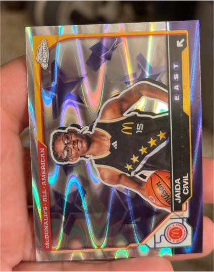 2025 Topps Chrome McDonald's All American #58 Jaida Civil — front