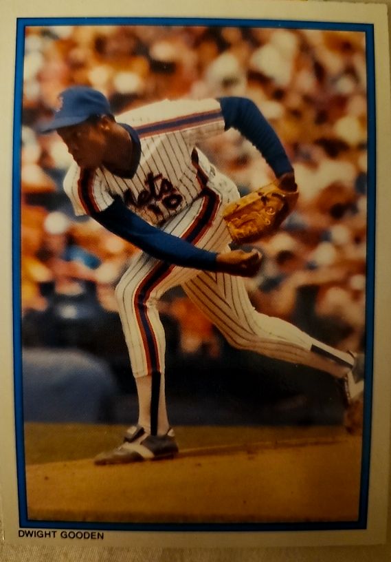 1985 Topps #38 Dwight Gooden Glossy Send-Ins — front