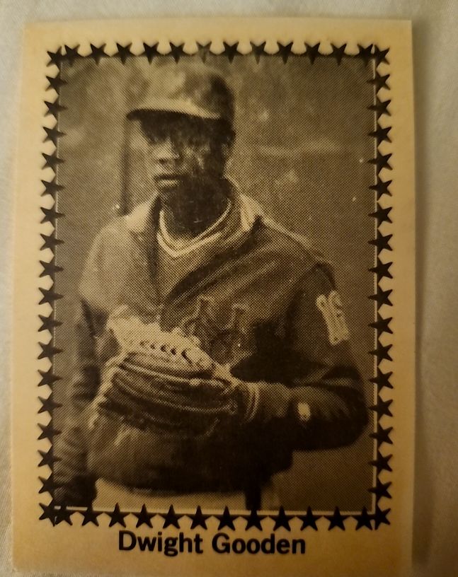 1986 Fritsch Negro League Baseball Stars Dwight Gooden — front