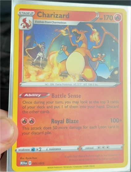 2024 McDonald's Promos #001 Charizard — front