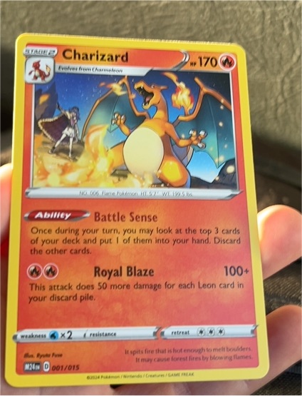 2024 Pokémon #001 Charizard — front