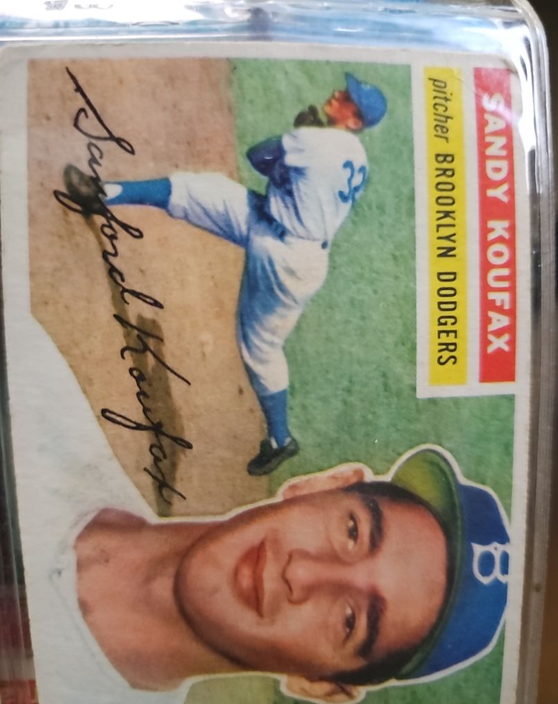 1956 Topps #79 Sandy Koufax — front