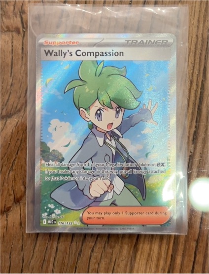 2023 Pokémon TCG Mega Evolution #176 Wally's Compassion — front