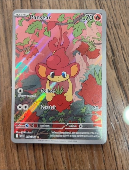 2022 Pokémon Scarlet & Violet #099 Pansear — front