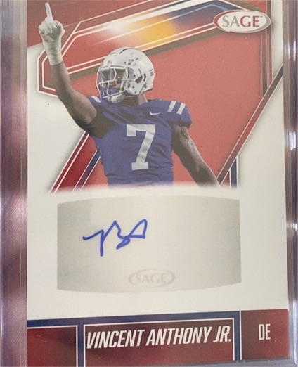 2025 SAGE #A-VA Vincent Anthony Jr. — front
