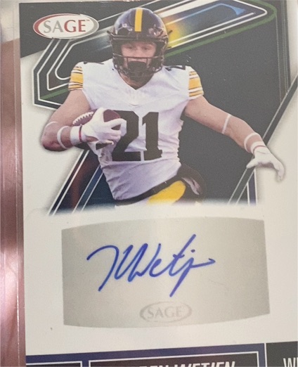 2025 Sage #A-KW Kaden Wetjen — front