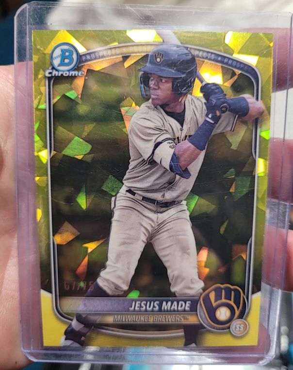 2025 Bowman Chrome #BCP-245 Jesus Made — front