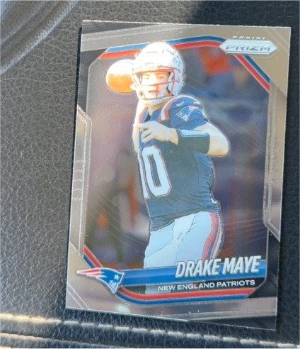 2025 Panini Prizm #165 Drake Maye — front