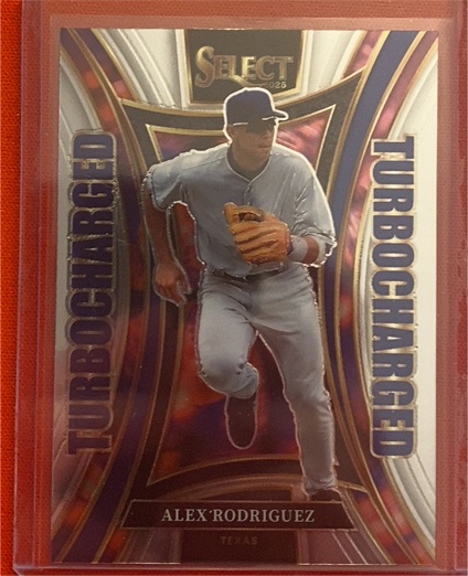 2025 Panini Select #18 Alex Rodriguez Turbocharged — front