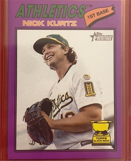 2026 Topps Heritage #275 Nick Kurtz — front