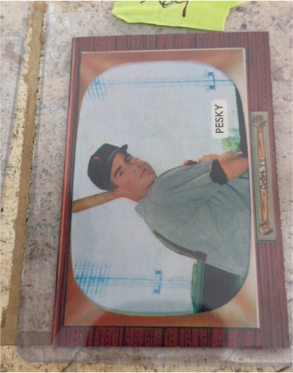 1955 Bowman #241 Johnny Pesky — front