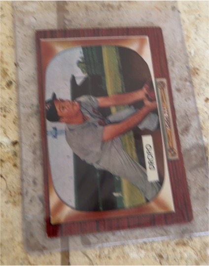 1955 Bowman #182 Bob Rush — front