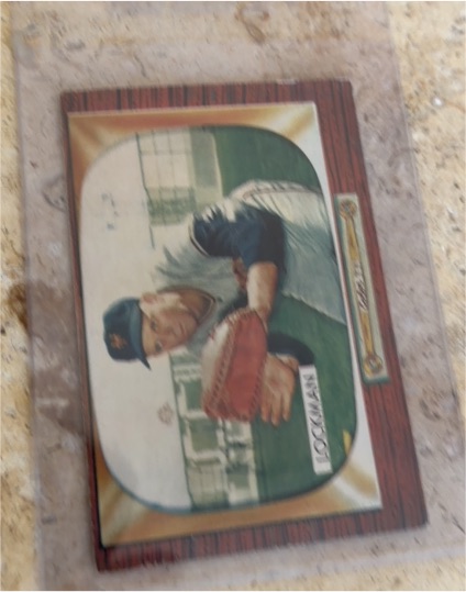 1955 Bowman #219 Whitey Lockman — front