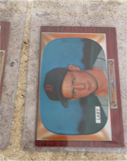 1955 Bowman #154 Frank Lary — front