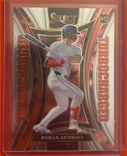 2025 Panini Select #13 Roman Anthony Turbocharged Rookie — front