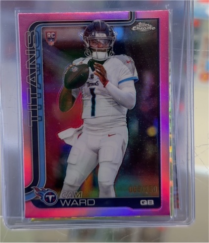 2025 Topps Chrome #314 Cam Ward — front