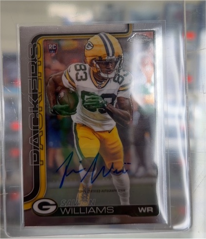 2025 Topps Chrome #RA-SW Savion Williams — front