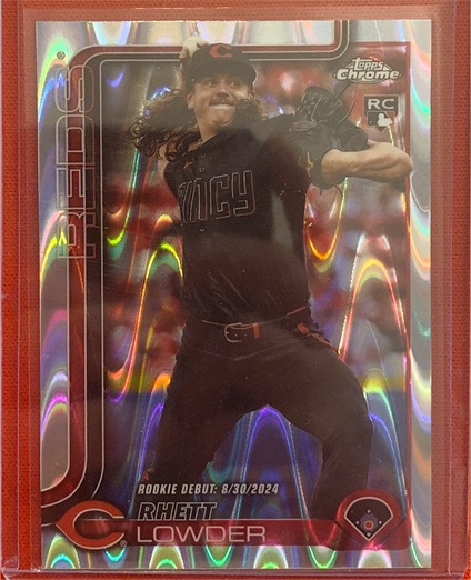 2025 Topps Chrome Update #USC110 Rhett Lowder — front