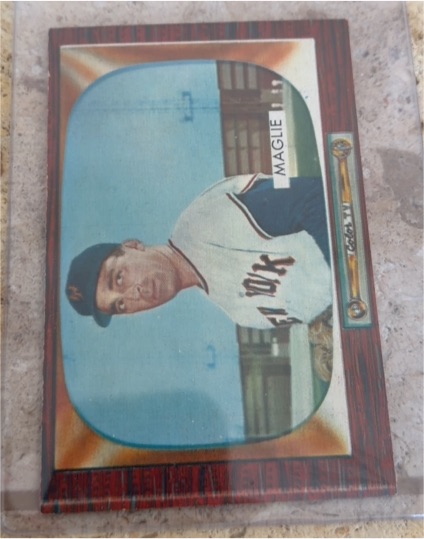 1955 Bowman #95 Sal Maglie — front