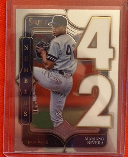 2025 Panini Select #16 Mariano Rivera Numbers — front