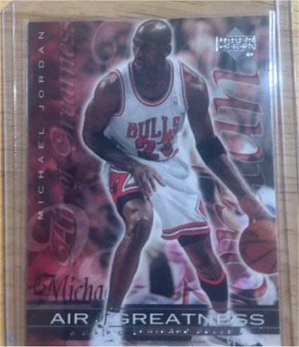 1999-2000 Upper Deck #138 Michael Jordan Air of Greatness — front