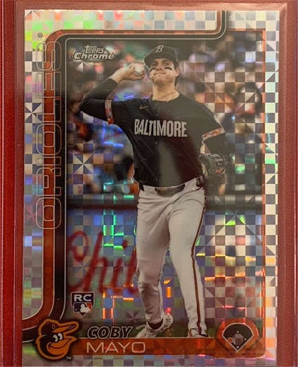 2025 Topps Chrome #120 Coby Mayo — front