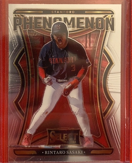 2025 Panini Select #10 Rintaro Sasaki Phenomenon — front