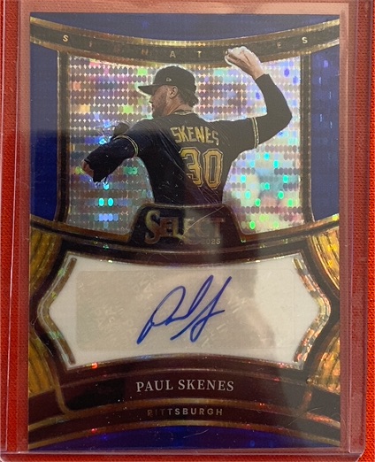 2025 Panini Select Signatures #SIG-PS Paul Skenes — front