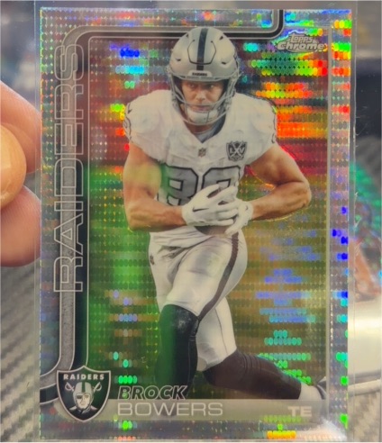 2025 Topps Chrome #178 Brock Bowers — front