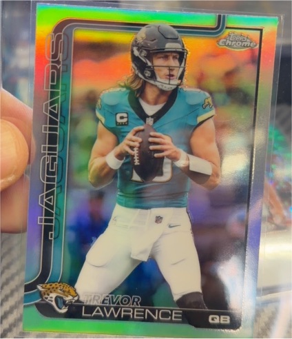 2025 Topps Chrome #138 Trevor Lawrence — front