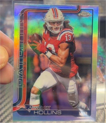 2025 Topps Chrome #206 Mack Hollins — front