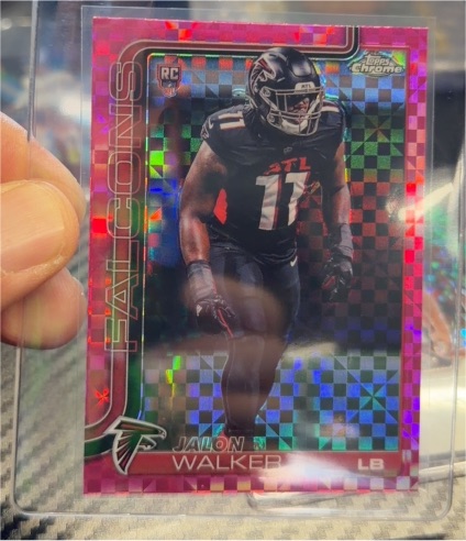 2025 Topps Chrome #354 Jalon Walker — front