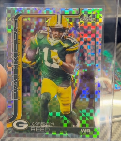 2025 Topps Chrome #107 Jayden Reed — front