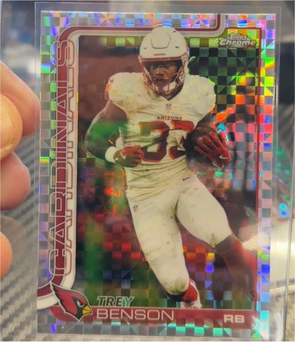 2025 Topps Chrome #7 Trey Benson — front