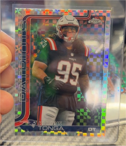 2025 Topps Chrome #214 Khyiris Tonga — front